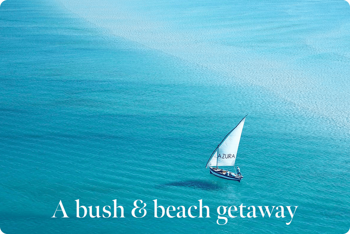 The ultimate bush and beach getaway